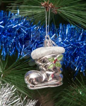toy on the Christmas tree decoration