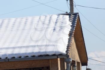 Snow on the roof