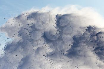 avalanche as background