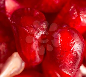 Pomegranate as a background. macro