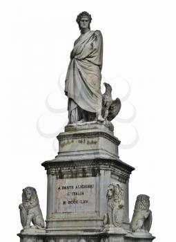 Dante Alighieri Statue in Florence