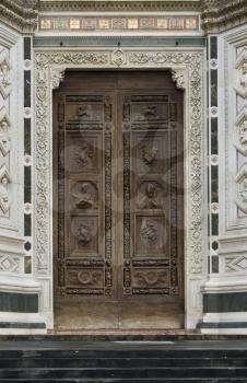 Door of the Church Santa Croche Florence