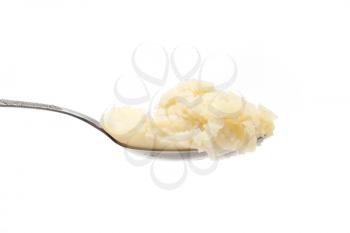 Royalty Free Photo of a Spoonful of Mashed Potatoes