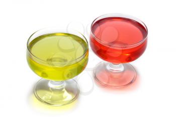 Royalty Free Photo of Glasses of Jelly