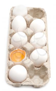 Royalty Free Photo of a Carton of Eggs