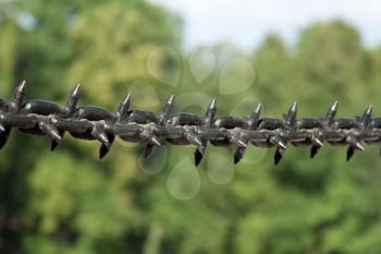 Royalty Free Photo of a Chain Fence