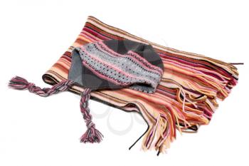 Royalty Free Photo of a Hat and Scarf