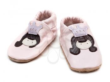 Royalty Free Photo of a Pair of Baby Slippers