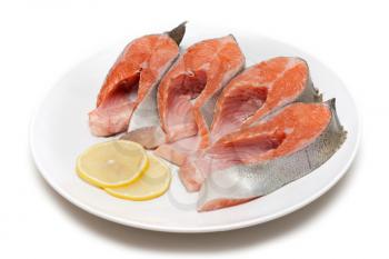 Royalty Free Photo of Fish on a Plate