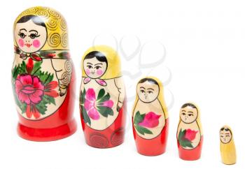 Royalty Free Photo of a Set of Nesting Dolls