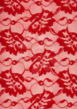 Royalty Free Photo of Red Lace