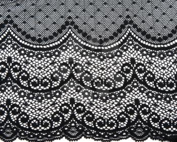 Royalty Free Photo of Decorative Black Lace