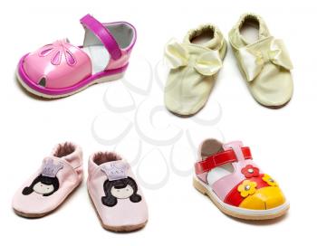 Royalty Free Photo of a Set of Baby Shoes