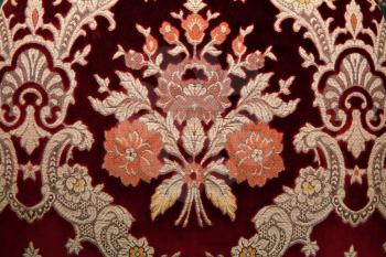 Royalty Free Photo of a Crimson Fabric