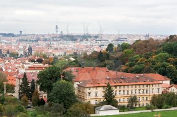 Royalty Free Photo of a Bunch of Houses in Prague
