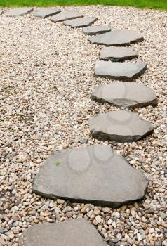 Royalty Free Photo of a Stone Path
