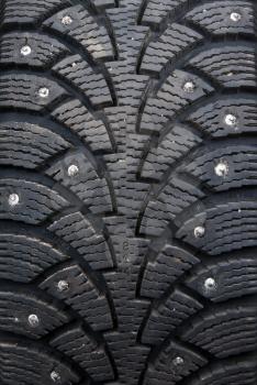 Royalty Free Photo of a Winter Tire