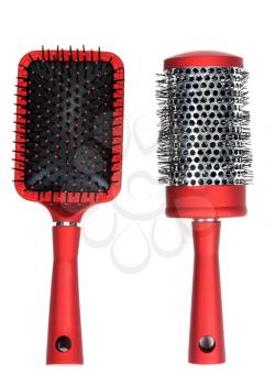 Royalty Free Photo of Two Hairbrushes