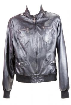 Royalty Free Photo of a Black Leather Jacket