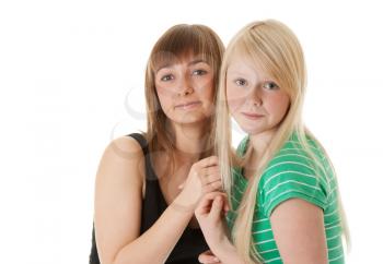 Royalty Free Photo of Two Young Girls