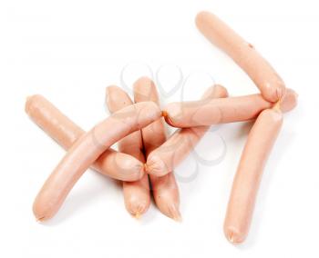 Royalty Free Photo of a Bunch of Sausages