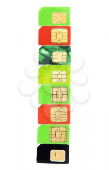 Royalty Free Photo of SIM Cards