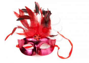 Royalty Free Photo of a Mask With Feathers