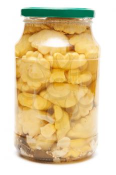Royalty Free Photo of a Jar of Food