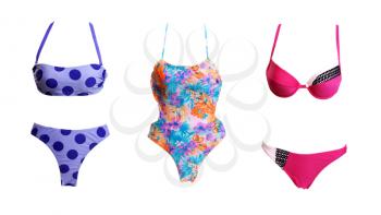 Royalty Free Photo of Three Swimsuits