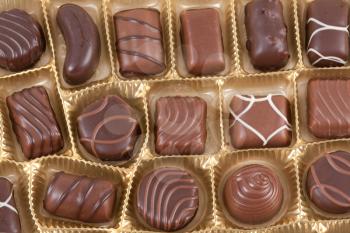 Royalty Free Photo of a Box of Chocolates