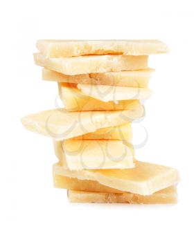 Royalty Free Photo of Pieces of Cheese