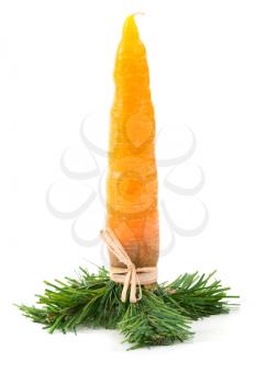 Royalty Free Photo of a Carrot Candle