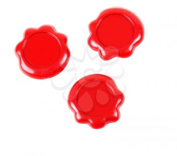 Royalty Free Photo of Red Seals