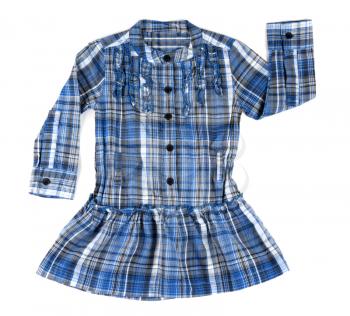Royalty Free Photo of a Child's Plaid Shirt