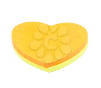 Royalty Free Photo of Heart Shaped Notes