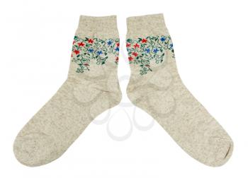 Royalty Free Photo of a Pair of Socks