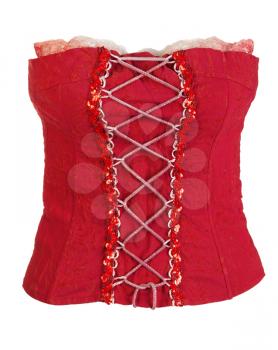 Royalty Free Photo of a Red Corset