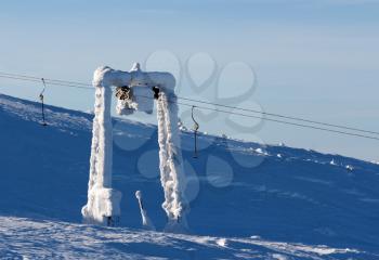 Royalty Free Photo of a Ski Lift