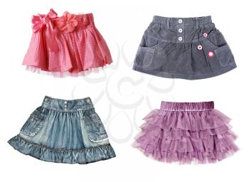 Royalty Free Photo of Four Skirts