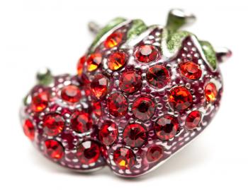 Royalty Free Photo of a Strawberry Broach