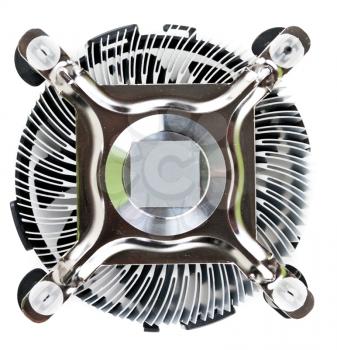 Royalty Free Photo of an Aluminum Radiator Fan