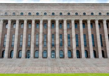 Royalty Free Photo of The Finnish Parliament in Helsinki, Finland