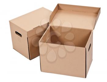 Royalty Free Photo of Cardboard Boxes