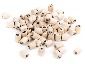 Royalty Free Photo of a Bunch of Lotto Numbers