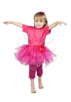 Royalty Free Photo of a Little Girl Dancing