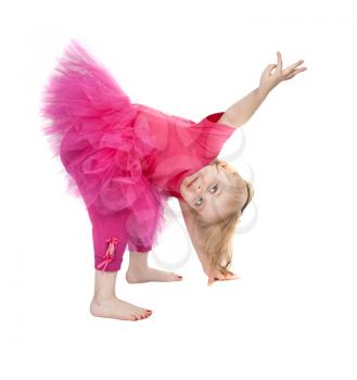 Royalty Free Photo of a Little Girl in a Tutu