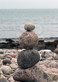 Royalty Free Photo of Stones on the Beach