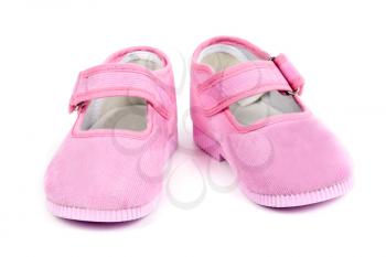 Royalty Free Photo of Pink Baby Shoes