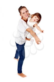 Royalty Free Photo of a Mother and Daughter