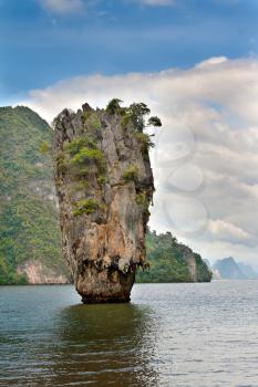 stone exotic James Bond Island in Thailand